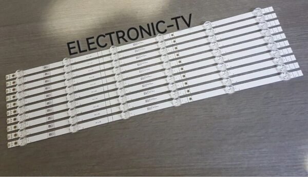 10 BARRETTES Leds Pour Tv HISENSE H65BE7000