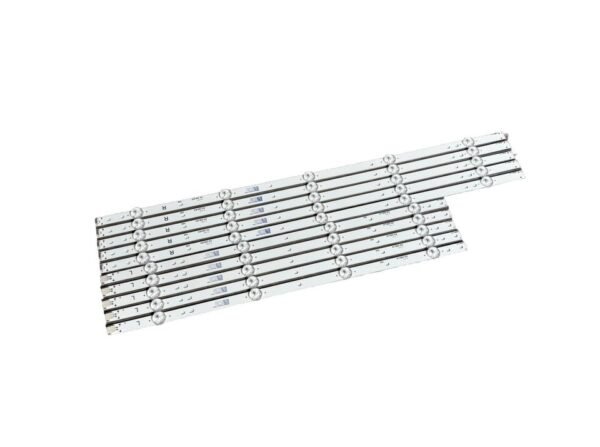 10 Barrettes Leds Pour 50PUS6162/12, 50PUS6272, 50PUS6703 50PUS7303