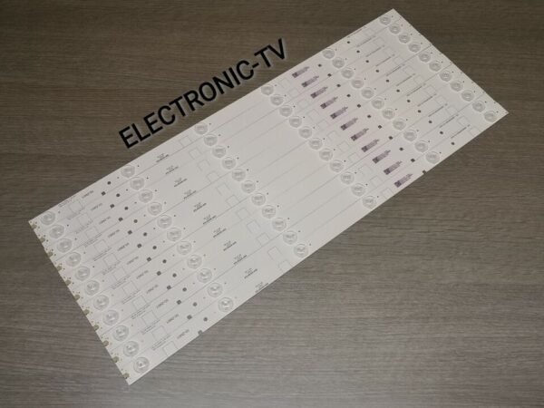 11 barrettes Led POUR TV HISENSE HD500DF-B57