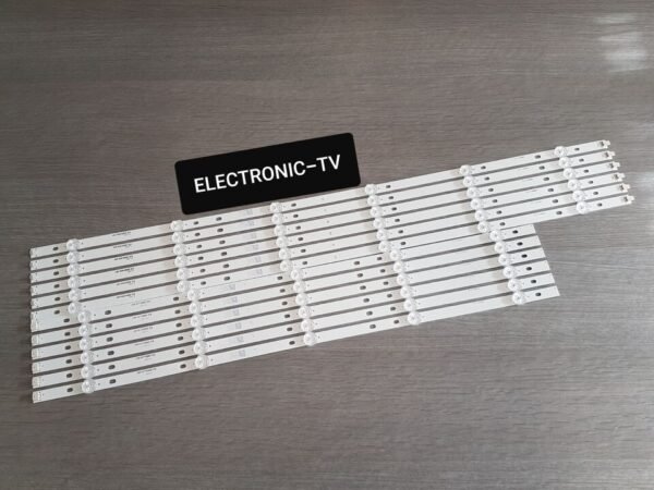 12 Barrettes LED Pour Tv Philips 65PUS6504 65PUS6554