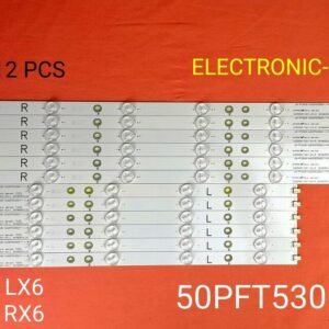 12 Barrettes Leds de remplacement Pour Philips 50PFT5300
