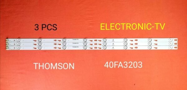 3 BARRETTES LEDS de remplacement POUR THOMSON 40FA3203