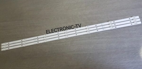 3 BARRETTES Leds Pour Tv HISENSE H43A6140