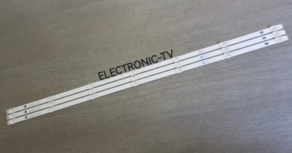 3 BARRETTES Leds Pour Tv HISENSE H43B7100