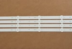 4 Barrettes Leds Pour Philips 43PUS6554