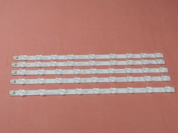 5 Barrettes Leds (AX2) (BX2) (CX1) Pour Philips 40PFL3008/40PFL3018