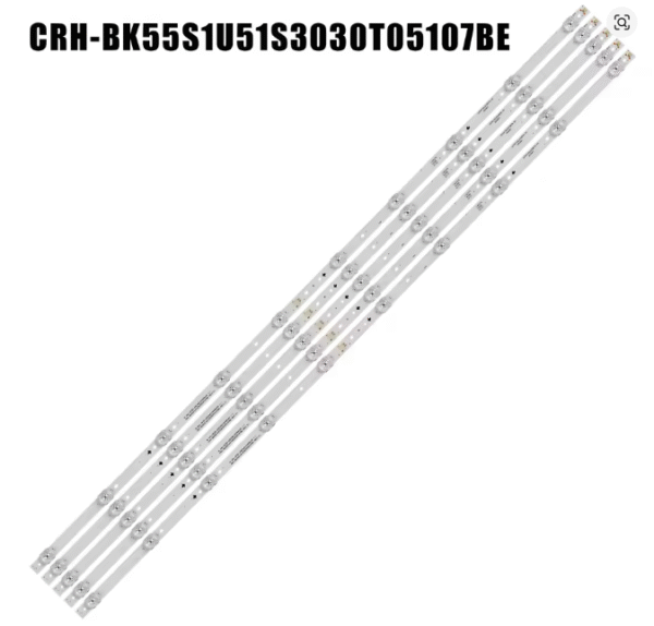 5 barrettes Led POUR TV HISENSE H55A6100