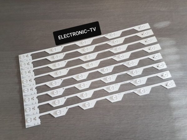 8 BARRETTES LEDS ( 4A+4B) POUR TV TCL U50S6906