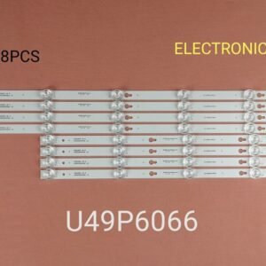 8 Barrettes Leds POUR TV TCL U49P6066