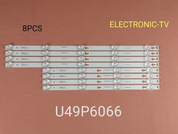 8 Barrettes Leds POUR TV TCL U49P6066