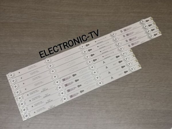 8 Barrettes Leds POUR TV TCL U55P6066