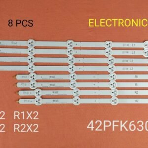 8 Barrettes Leds Pour Philips 42PFK6309