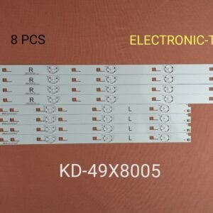 8 barrettes Leds POUR SONY KD-49X8005
