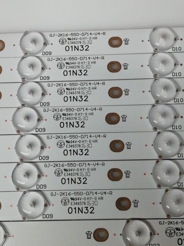 Barrettes LED( kit complet ) L/R: GJ-2K16-550-D714-V4-R/L pour PHILIPS 55PUS6101 – Image 3