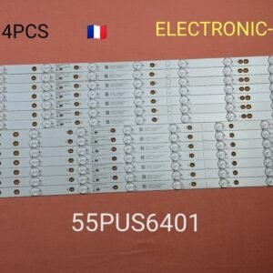 Barrettes LED( kit complet ) L/R: GJ-2K16-550-D714-V4-R/L pour PHILIPS 55PUS6401